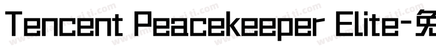 Tencent Peacekeeper Elite字体转换